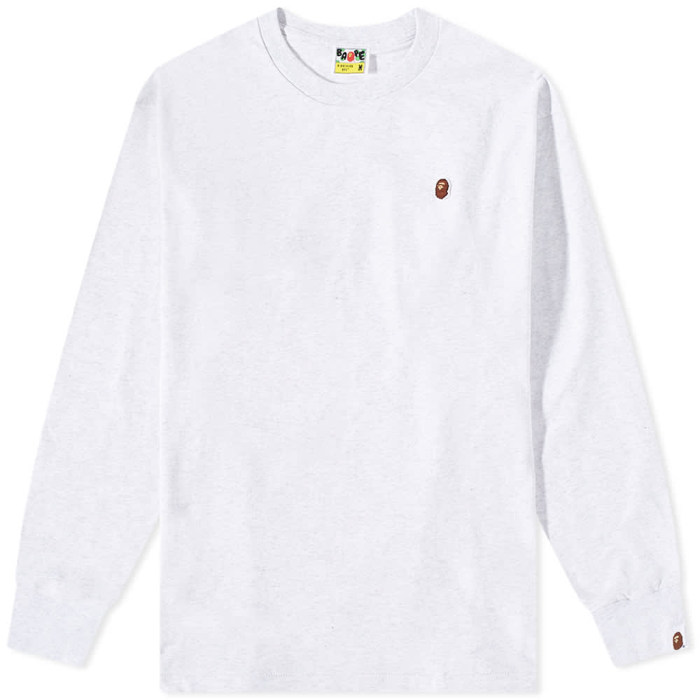 Tričko BAPE Ape Head One Point Relaxed Fit Tee Šedá | 001LTH701001M-GRY, 0