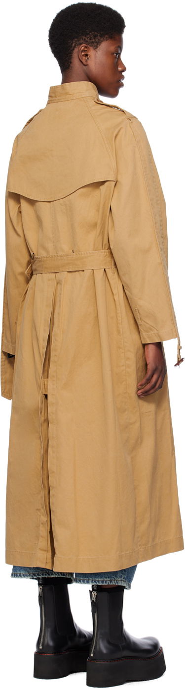 Trenčkot R13 R13 Pin-Buckle Trench Coat Béžová | R13WR240-R324B, 2