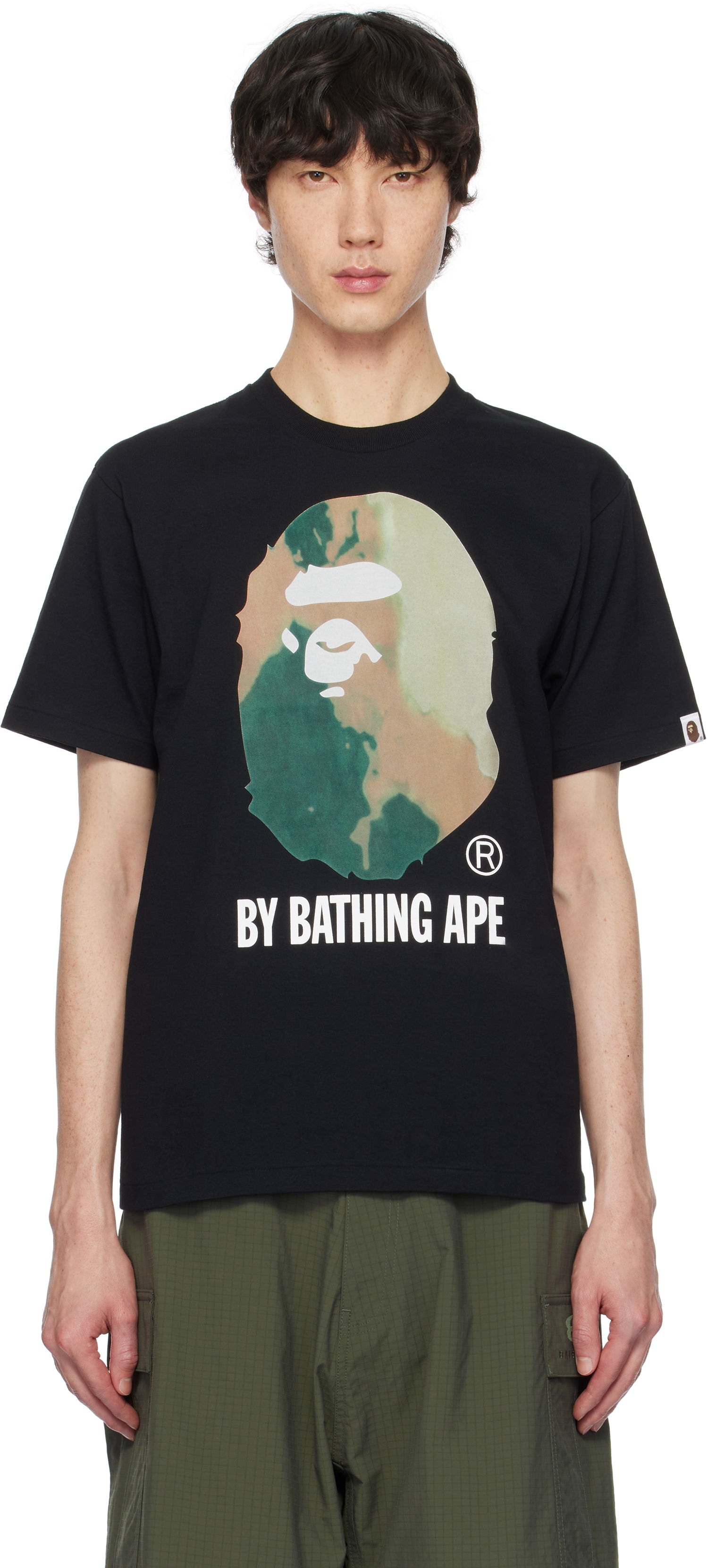 Tričko BAPE Tie Dye Graphic T-Shirt Čierna | 001TEK801033M, 0