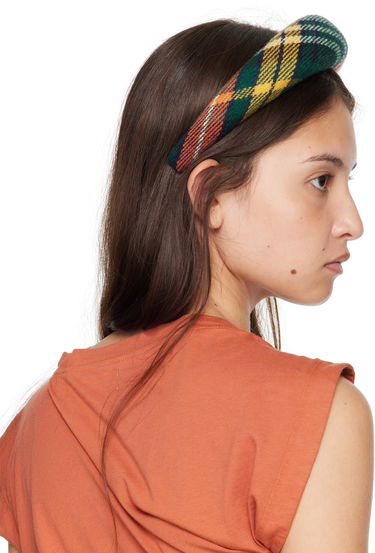 Klobúk Vivienne Westwood Vivienne Westwood Recycled Wool Plaid Headband Rôznofarebný | 8102001F-W00XC-, 2