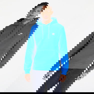 Mikina adidas Originals Trefoil Essential Hoodie Tyrkysová | IR7787, 0