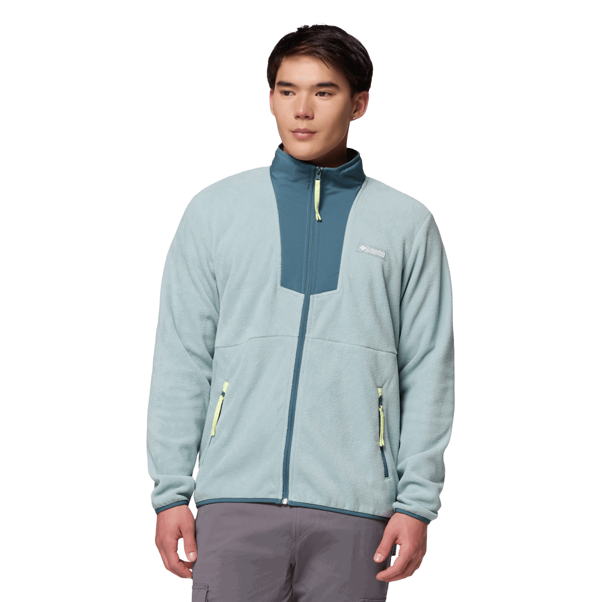 Mikina Columbia Sequoia Grove™ Colorblock Full Zip Fleece Modrá | 2095891429, 0