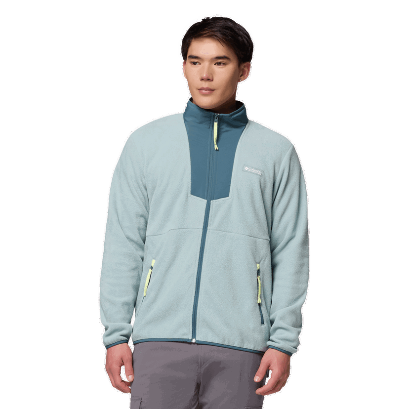 Mikina Columbia Sequoia Grove™ Colorblock Full Zip Fleece Modrá | 2095891429