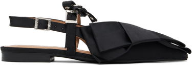 Oblečenie GANNI GANNI Big Bow Slingback Flats Čierna | S2859, 0