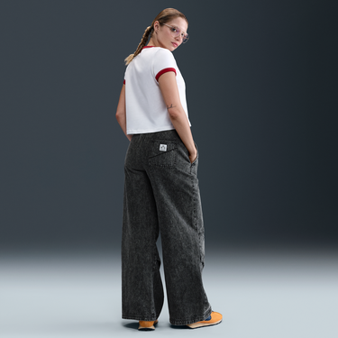 Crop Top Nike Nike Sportswear Woven Pants Biela | II1198-010, 2