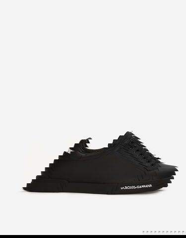 Tenisky a topánky Dolce & Gabbana Dolce & Gabbana Portofino Calfskin Nappa Čierna | CS2332AA3358B956, 0