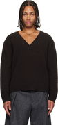 V-Neck Merino Wool Sweater