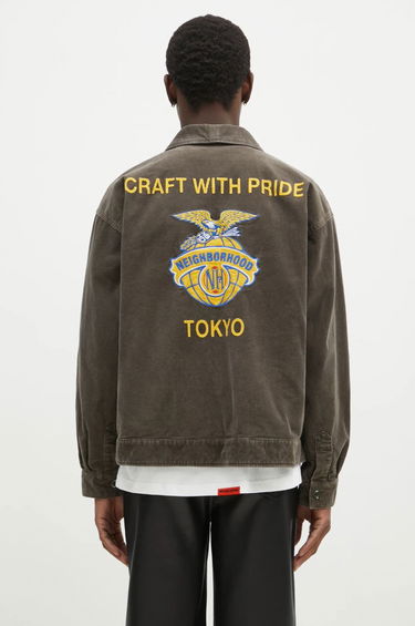Bunda Neighborhood Corduroy Jacket NEIGHBORHOOD Hnedá | 242UTNH.JKM01, 0