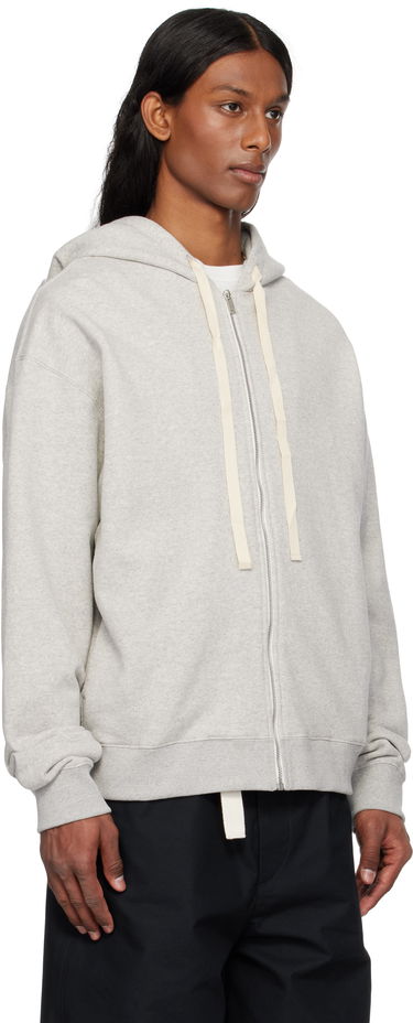 Mikina Jil Sander Jil Sander Zipped Hoodie Šedá | J47HG0106_J20010, 1
