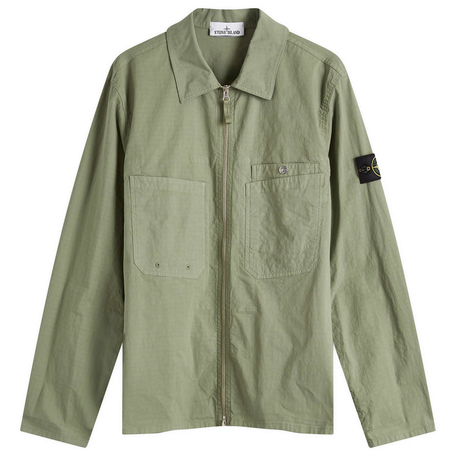 Košeľa Stone Island Mil-Spec Stretch Ripstop-TC Shirt Jacket, Size Large Zelené | K1S151200012-V0059, 0