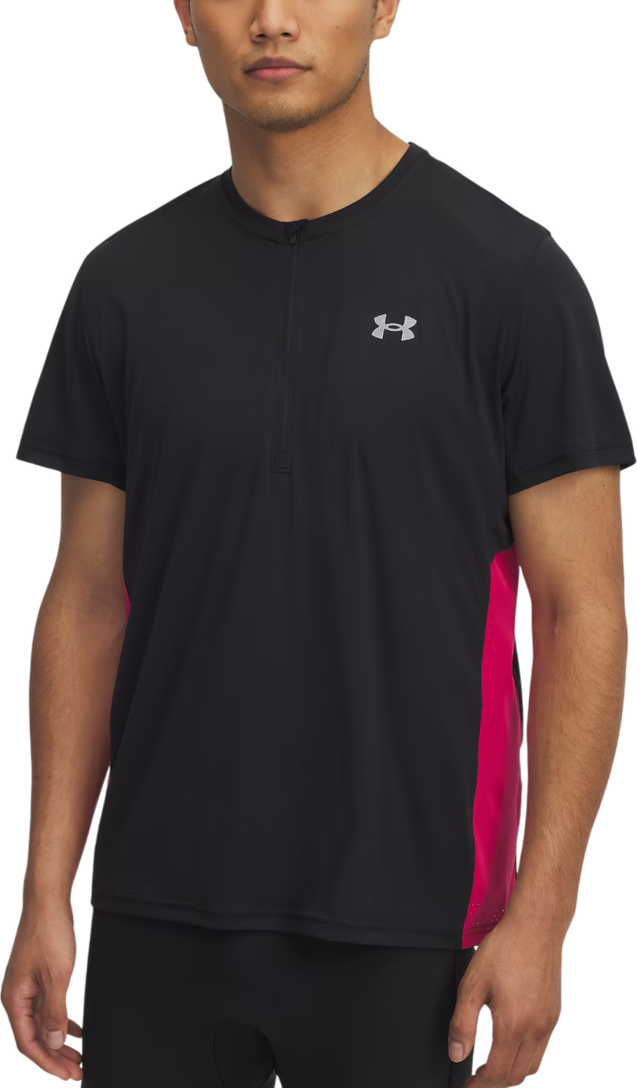 Tričko Under Armour Trail Run Zip Short Sleeve T-Shirt Čierna | 1389808-001, 0