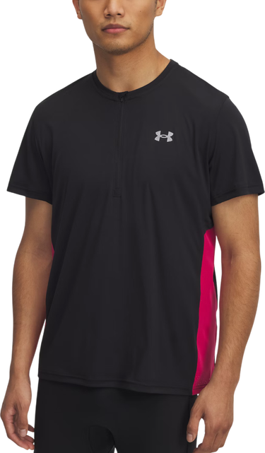 Tričko Under Armour Trail Run Zip Short Sleeve T-Shirt Čierna | 1389808-001, 0