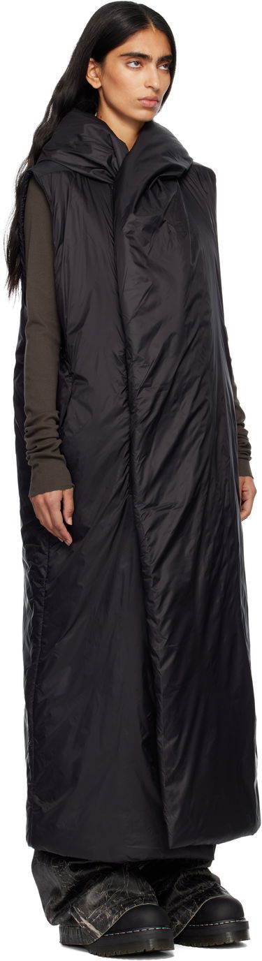 Kabáty Rick Owens Rick Owens DRKSHDW Concordians Hooded Liner Coat Čierna | DS02E7922 NP, 1