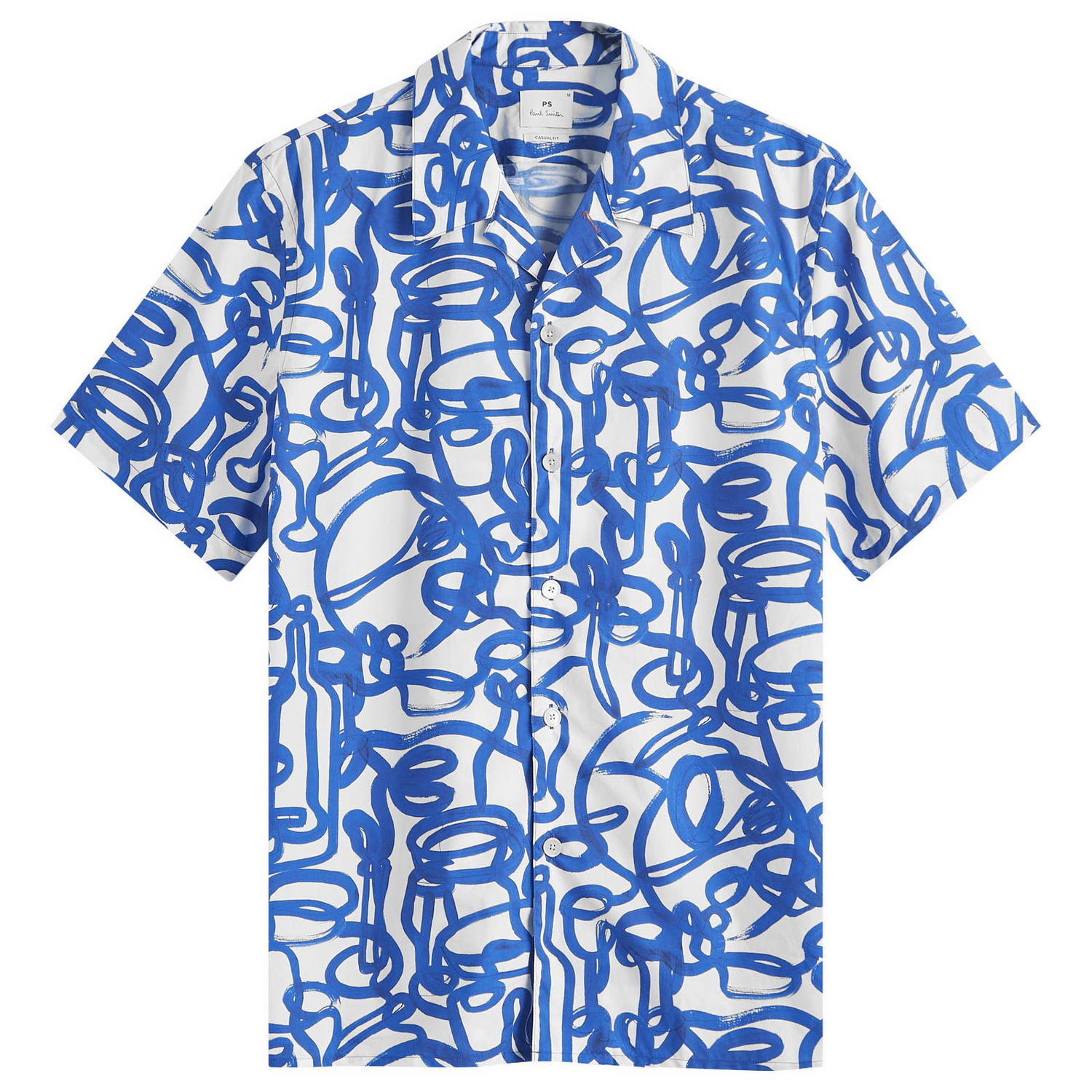Košeľa Paul Smith Paul Smith Vacation Shirt, Size Large Biela | M2R-695U-N22168-1, 1