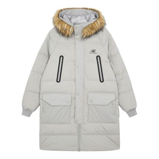 Parka New Balance Classic Long Down Jacket Šedá | AMJ14321-ARF, 0