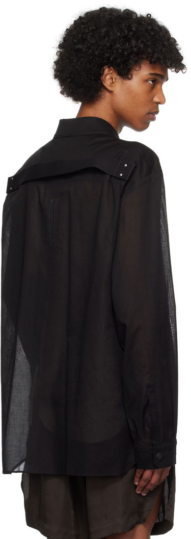 Košeľa Rick Owens Rick Owens Hollywood Jumbo Fogpocket Outer Shirt Čierna | RU01E5240 CV, 2