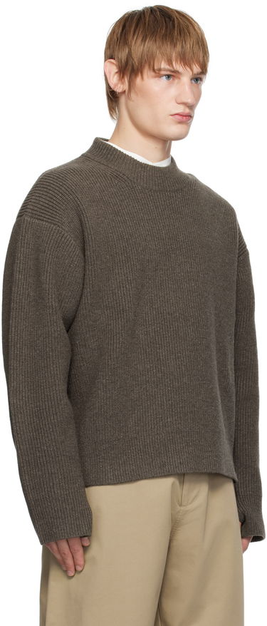 Sveter Studio Nicholson Studio Nicholson Voe Knit Sweater Hnedá | VOE SNM - 1292, 1