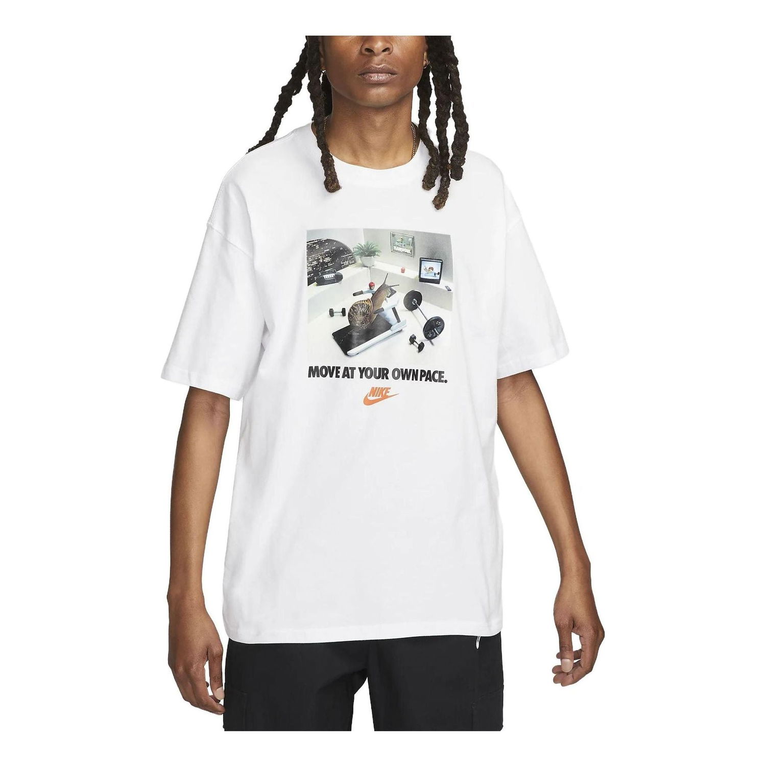 Tričko Nike Snail Graphic T-Shirt Biela | FB9823-100, 0