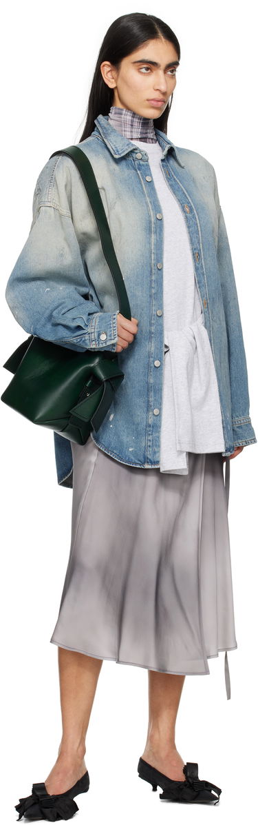 Košeľa Acne Studios Acne Studios Button-Up Denim Shirt Modrá | CB0103-, 3