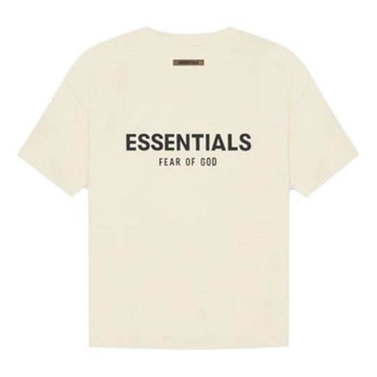 Tričko Fear of God Essentials Short Sleeve T-Shirt Béžová | FOG-SS21-557