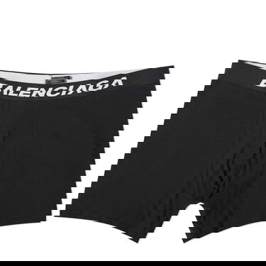 Boxerky Balenciaga Logo Boxer Briefs Čierna | 766944-4B7B2-1060, 0