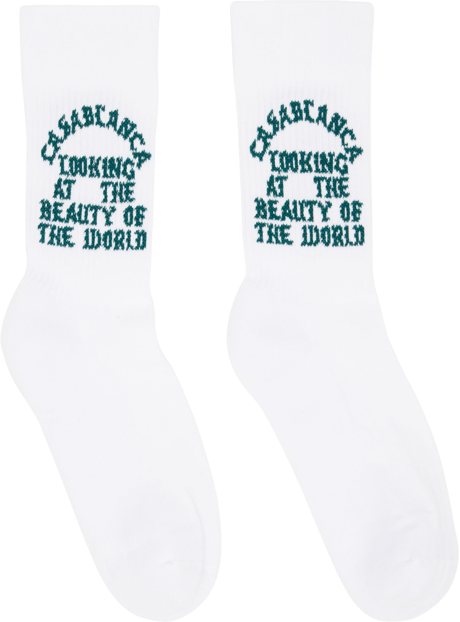 Ponožky Casablanca Casablanca 'Beauty Of The World' Socks Biela | AS25-ACC-010-05, 0