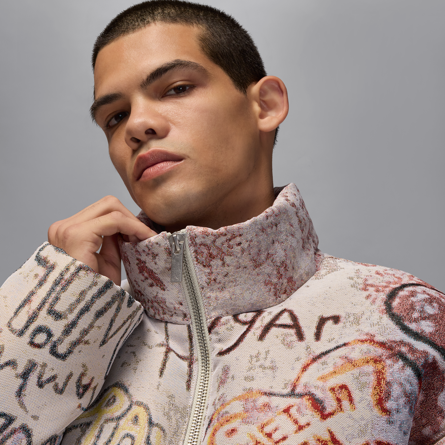 Prešívaná bunda Jordan Air Jordan Graffiti Print Puffer Jacket Rôznofarebný | HV0629-133, 1