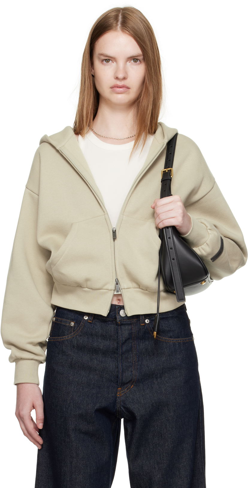 Mikina Fear of God Fear of God ESSENTIALS Classic Fit Zip-Up Hoodie Zelené | 192SP255096FW