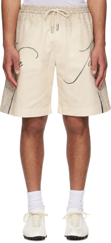 Šortky Jean Paul Gaultier Jean Paul Gaultier 'The Multi-Tattoo' Shorts Béžová | 25/34-U-SH042-D503-030030, 0