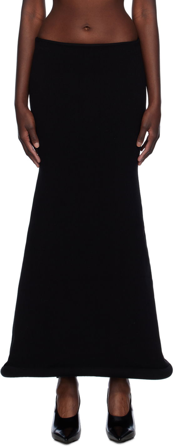 Sukňa Jean Paul Gaultier Jean Paul Gaultier 'The Knit 3D' Maxi Skirt Čierna | 24/30-F-JU120-M081-00, 0