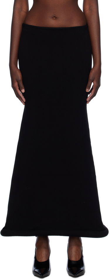 Sukňa Jean Paul Gaultier Jean Paul Gaultier 'The Knit 3D' Maxi Skirt Čierna | 24/30-F-JU120-M081-00, 0