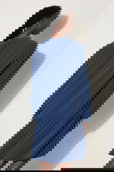 Šaty A.P.C. Robe Natalia Mini Dress Modrá | COEYL.F05944, 3