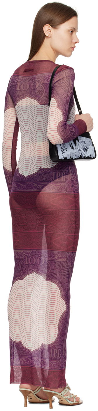 Šaty Jean Paul Gaultier Jean Paul Gaultier 'The Cartouche' Maxi Dress Fialová | 24/25-F-RO086-T515-300128, 2
