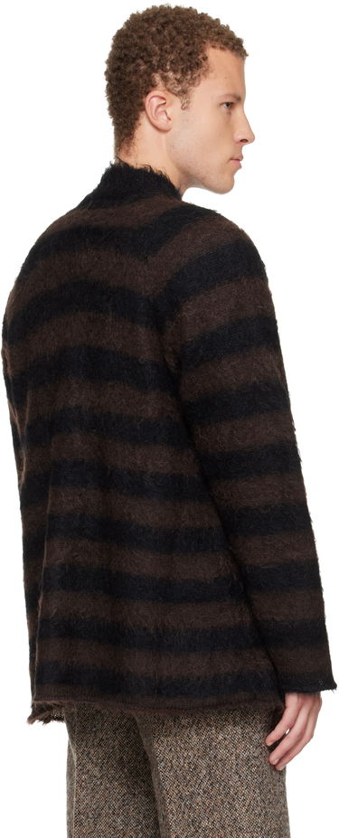 Sveter UNDERCOVER Fuzzy Striped Mock Neck Sweater Rôznofarebný | UC2E4904-1, 2