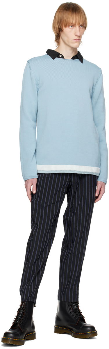Sveter Comme des Garçons CDG Homme Deux Crewneck Sweater Modrá | DK-N508-051, 3