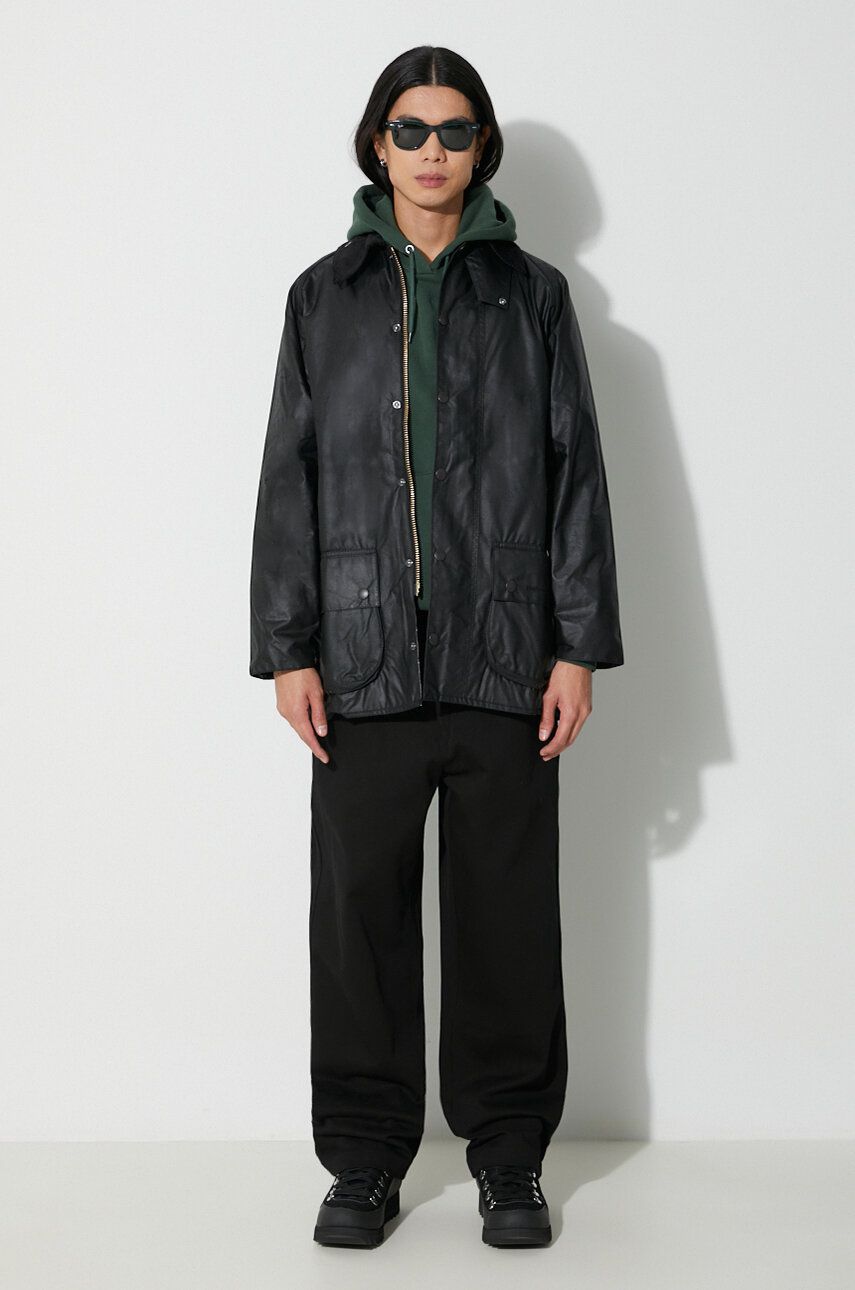 Pláštenka Barbour Beaufort Wax Jacket Čierna | MWX0017, 1