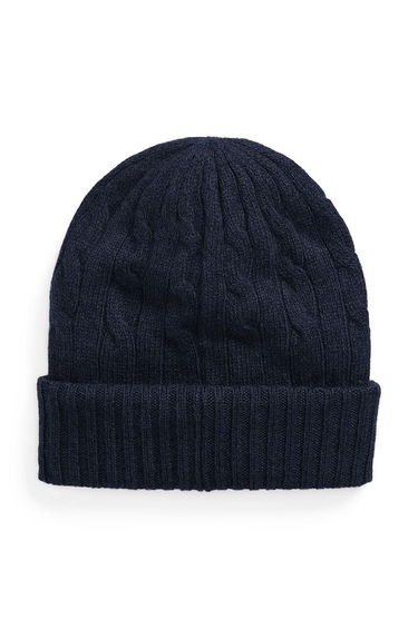 Kulicha Polo by Ralph Lauren Cable-Knit Beanie Modrá | 455956315, 1