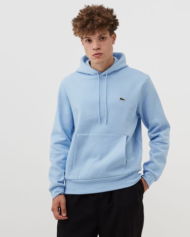 Mikina Lacoste FLEECE HOODIE Modrá | SH9623-HBP, 1