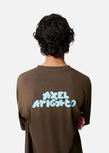 Tričko AXEL ARIGATO Bubble Reverse T-Shirt Hnedá | A3861001, 7