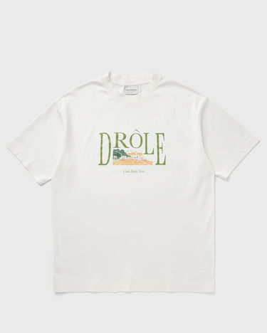 Tričko Drôle de Monsieur Drôle de Monsieur Le Tennis Court T-Shirt XXL Biela | G-TS246-CO002-OW, 0