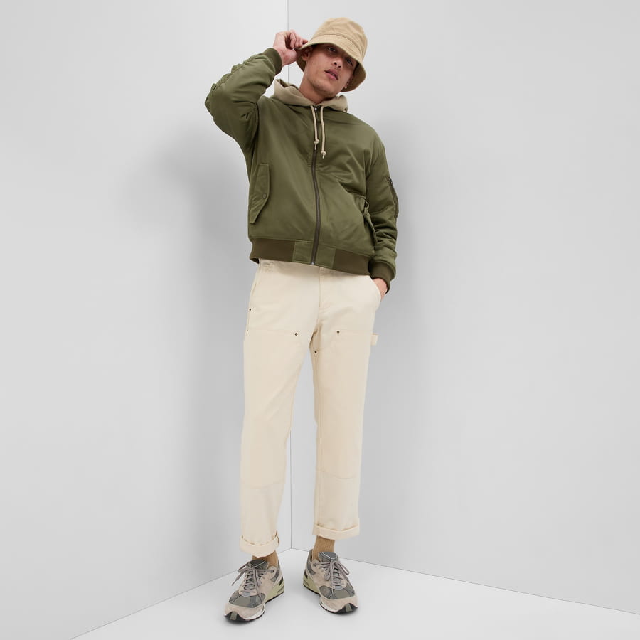 Bunda GAP Flight Jacket Zelené | 585698-00, 0