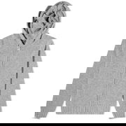 Curved Logo Zip Hooded Knit