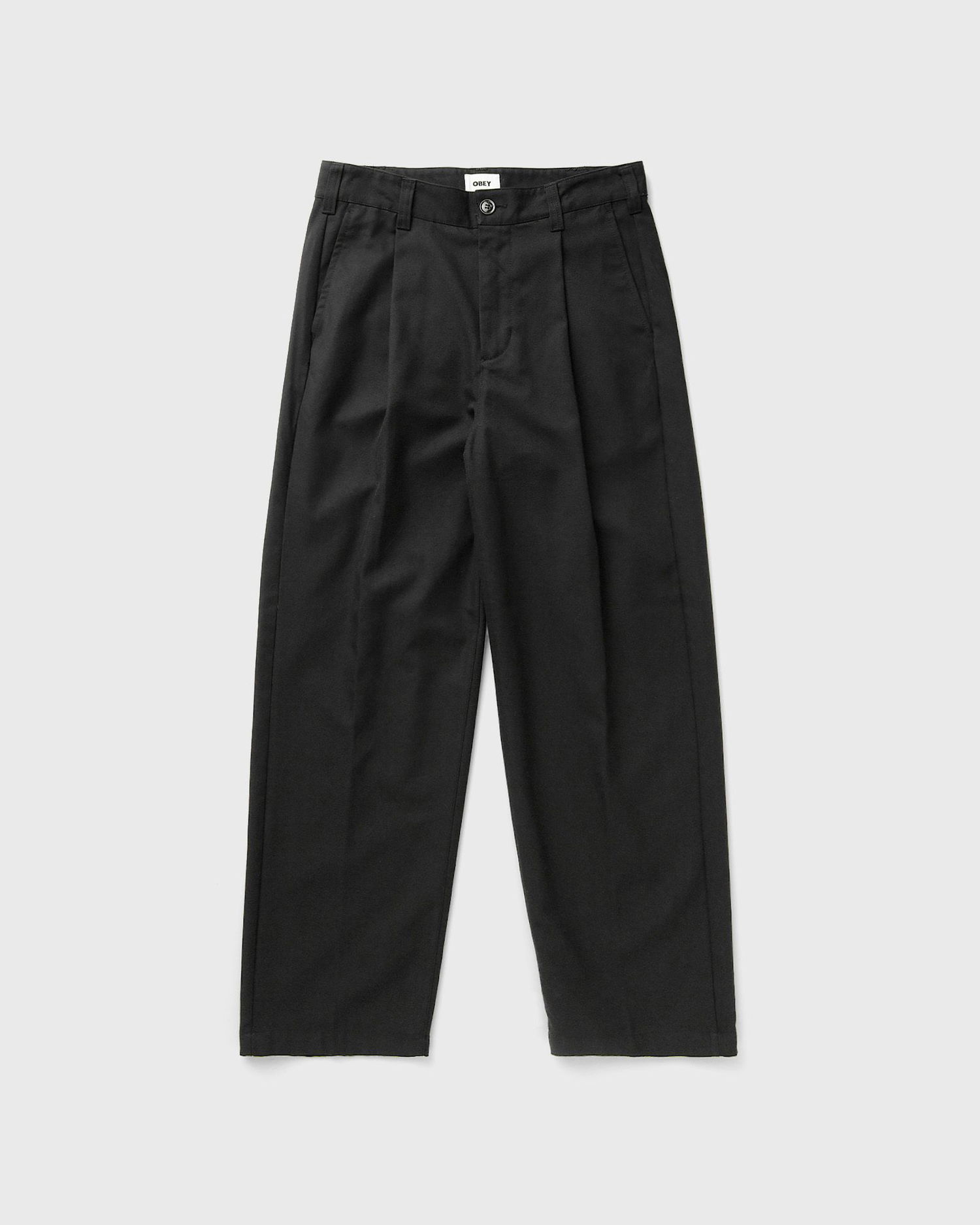 Nohavice OBEY Armel Pleated Pant Čierna | 142020261-BLK, 1