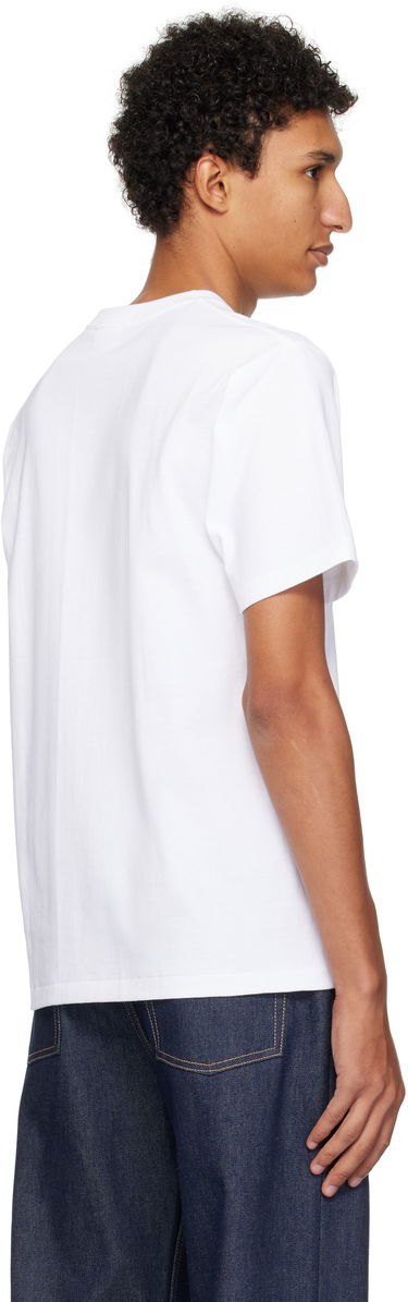 Tričko BAPE Embroidery Style Souvenir Logo T-shirt Biela | 001TEL301049M, 2