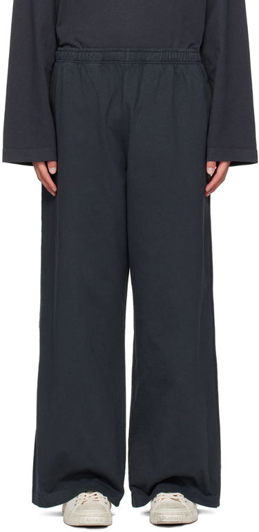 Tepláky Acne Studios Black Printed Logo Stamp Sweatpants Čierna | CK0109-, 0