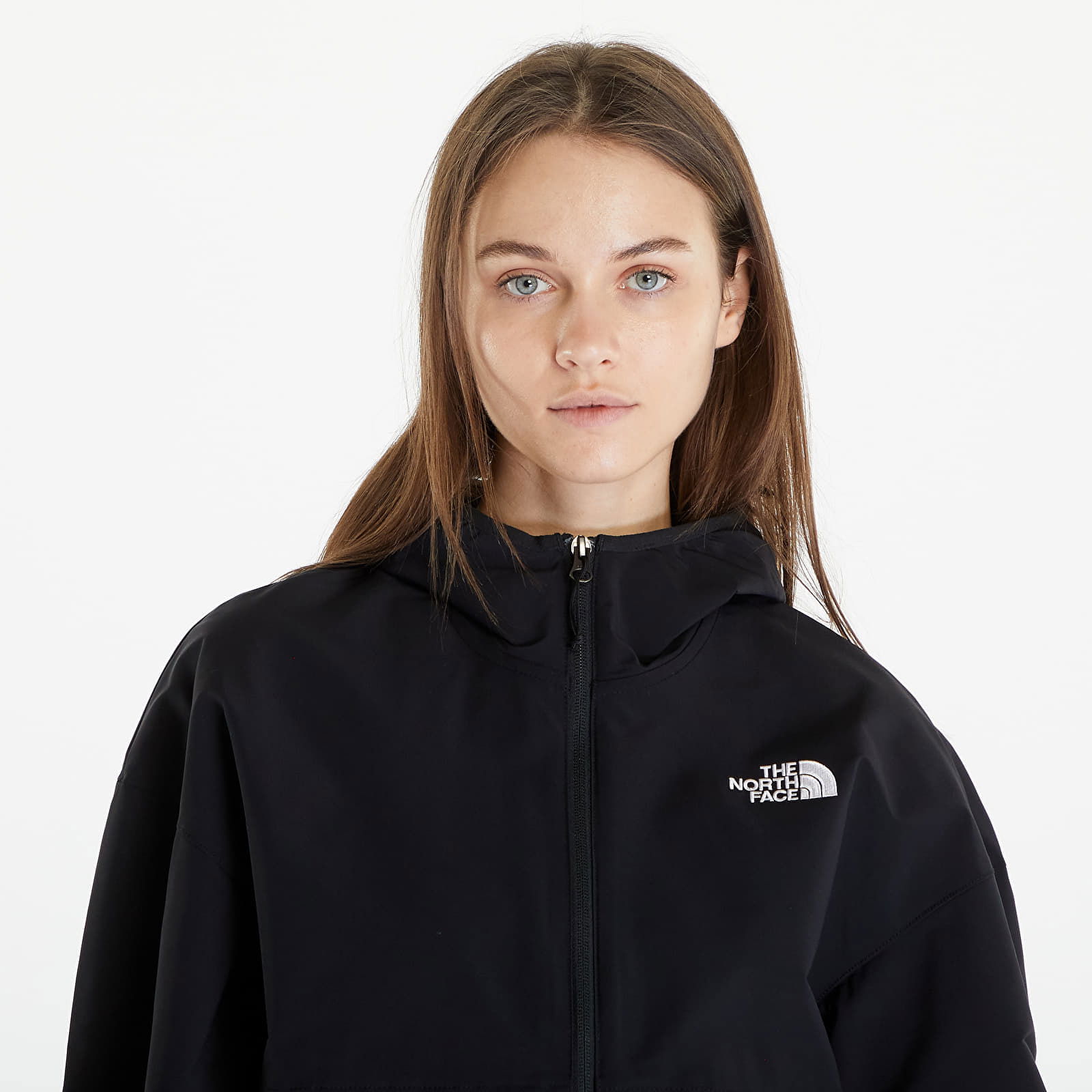 W TNF EASY WIND FZ JACKET