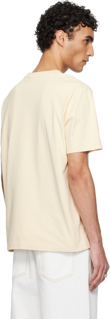 Tričko MAISON KITSUNÉ Maison Kitsuné Profile Fox Comfort T-Shirt Béžová | OM00121KJ0118, 2
