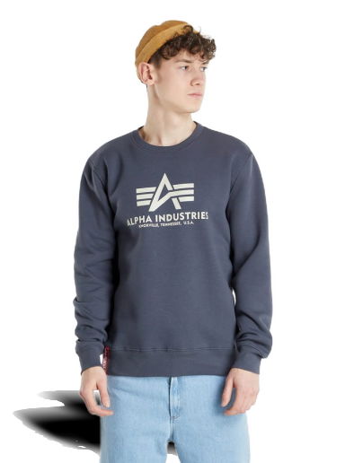 Sveter Alpha Industries Basic Sweater Šedá | 178302 136