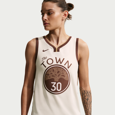 Dres Nike Stephen Curry Golden State Warriors City Edition NBA Swingman Jersey Béžová | HM5981-123, 3