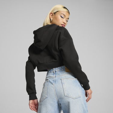 Mikina Puma The Fast Race Cropped Hoodie Čierna | 626650_01, 3